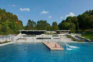 Open-Air Swimming Pool in Sigmaringen/GER