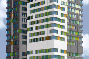 Hochhaus Villange in Moskau/RUS