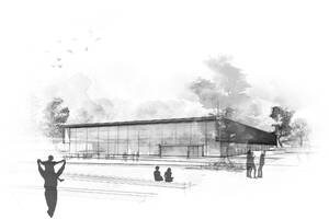 Competition Indoor Swimming Pool in Bregenz/A