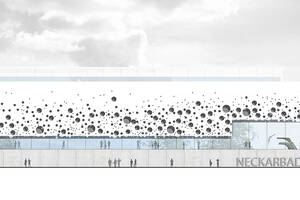 Competition Neckarpark Indoor Aquatic Sports Centre in Stuttgart/GER